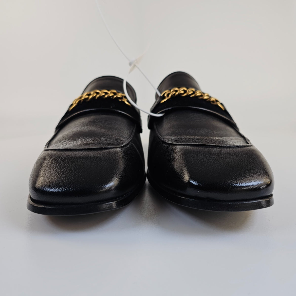 TOM FORD York Black Leather Loafers Size US 11
