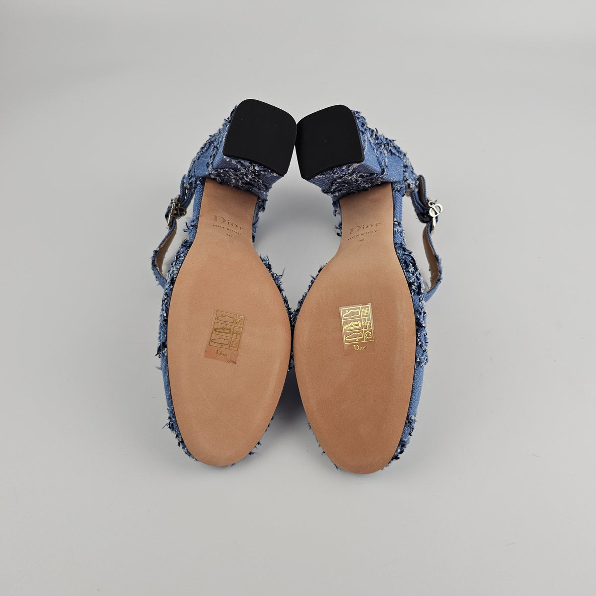 DIOR $1190 Day Blue White Pumps New & Authentic