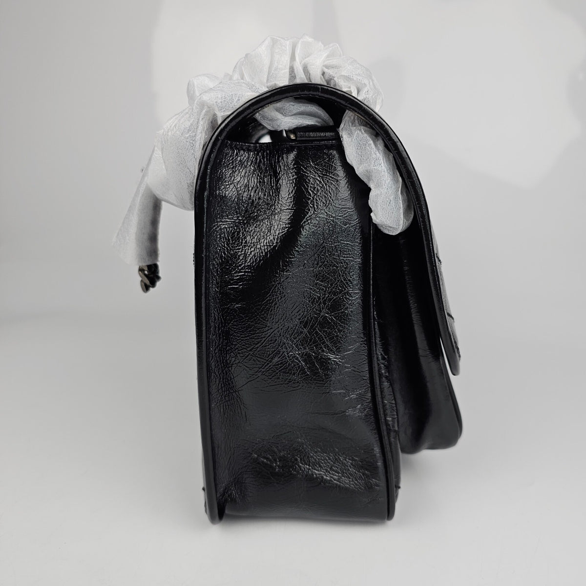 SAINT LAURENT Medium Niki Black Leather Bag New