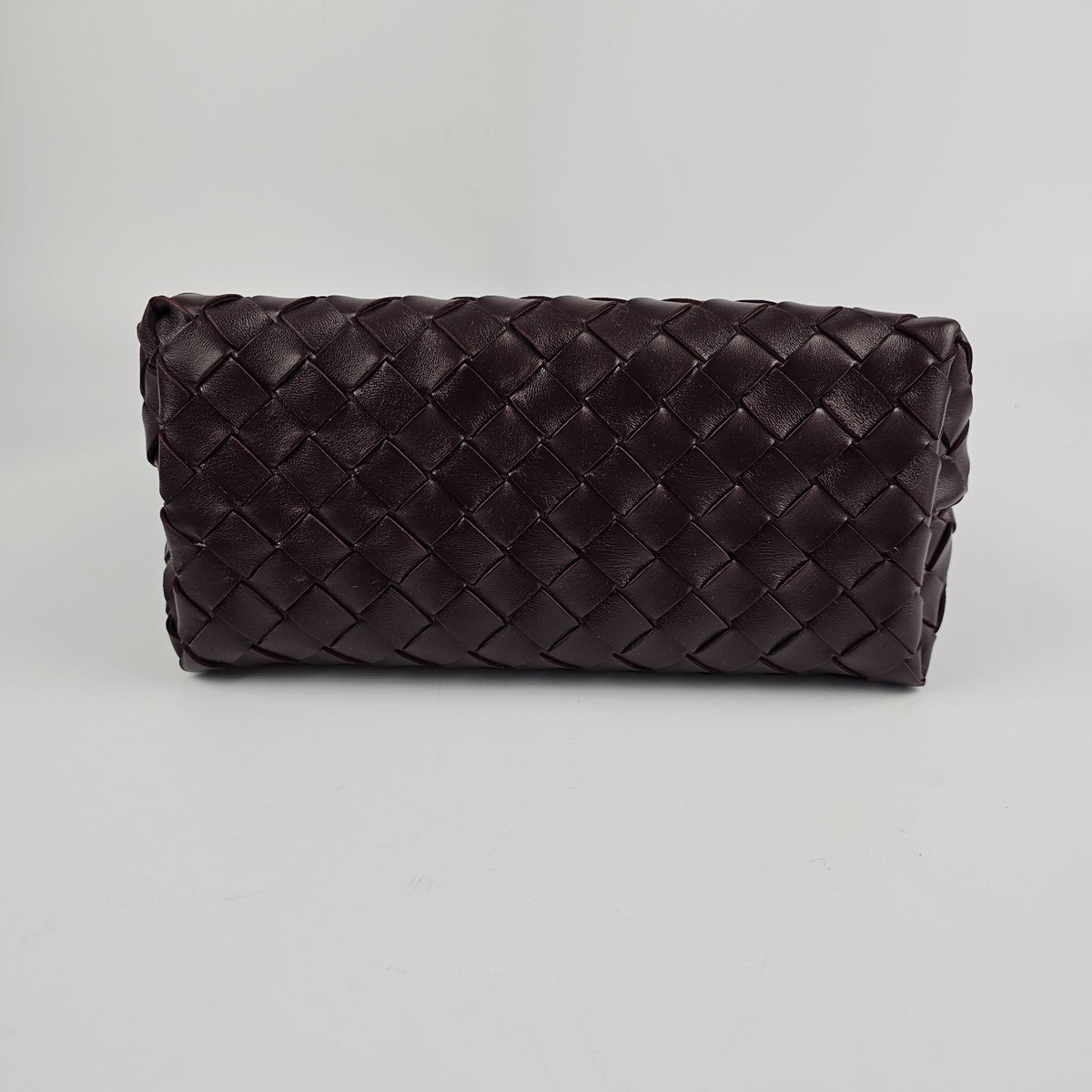 BOTTEGA VENETA Andiamo Small $5100 Dark Barolo Gold Top Handle Bag New