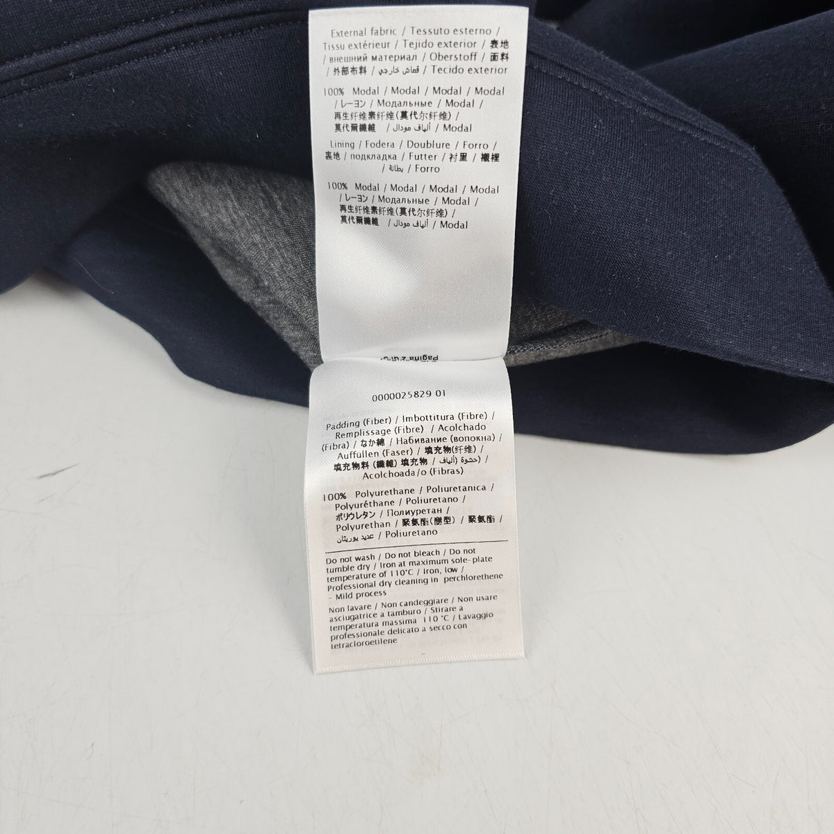 Valentino Navy Neoprene Sweater Size L New