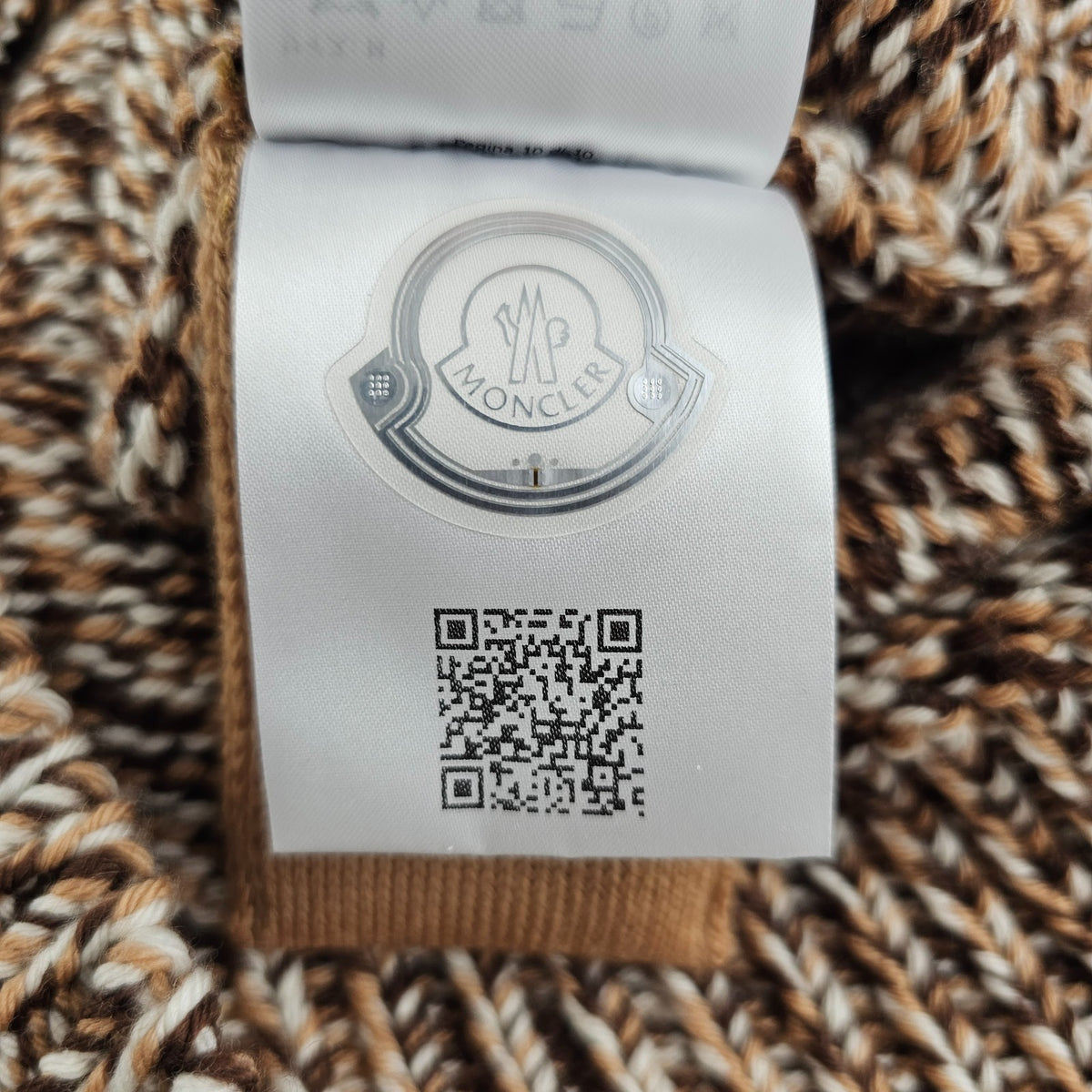 MONCLER $990 Women's Brown Wool Sweater New