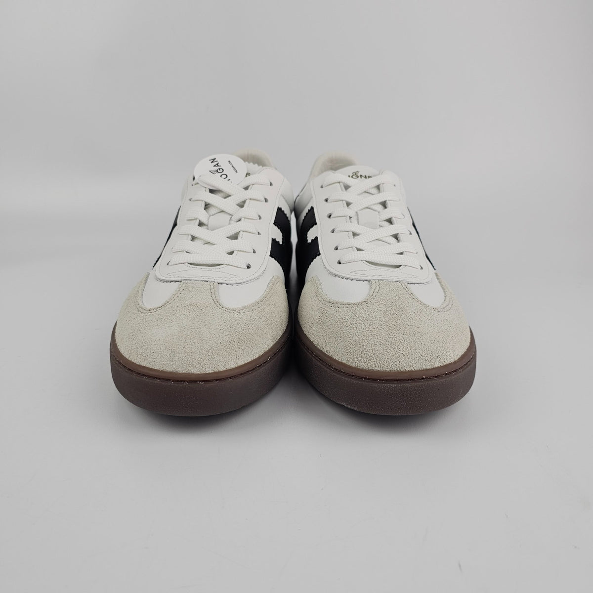 HOGAN Cool White Leather Suede Sneakers New & Authentic