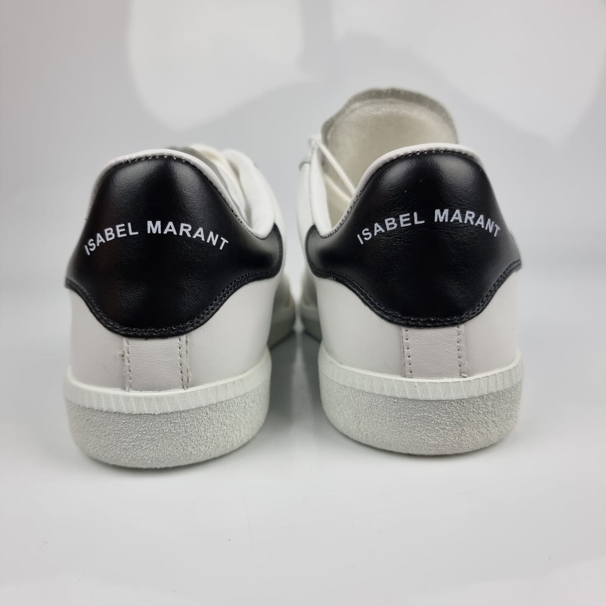 ISABEL MARANT Women's Bryce White/Black Sneakers New Size 41 US 11