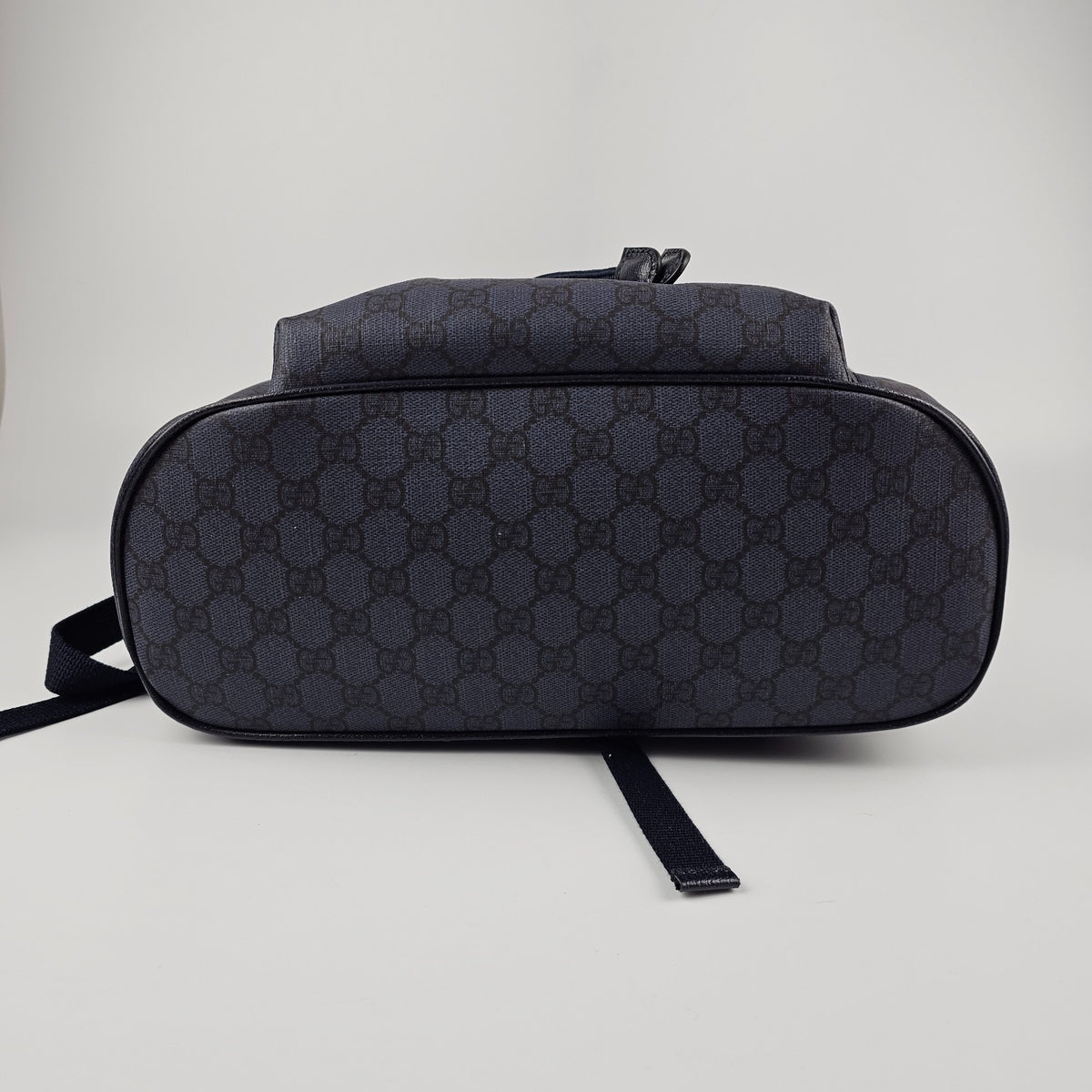 GUCCI Ophidia Large $2550 Blue GG Canvas Backpack New & Authentic