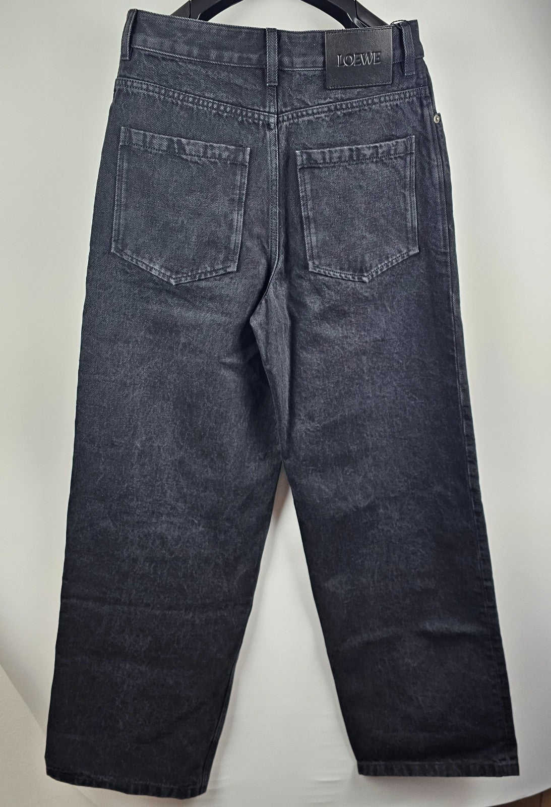 LOEWE Baggy Black Cotton Jeans New & Authentic