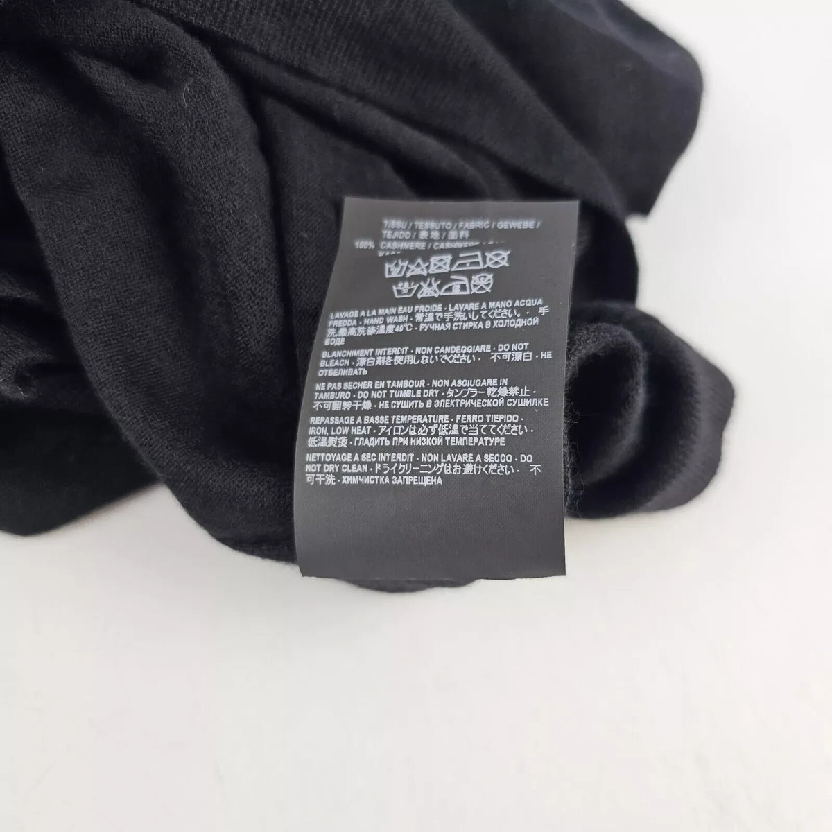 SAINT LAURENT Men's Black Universite Sweater New Size M