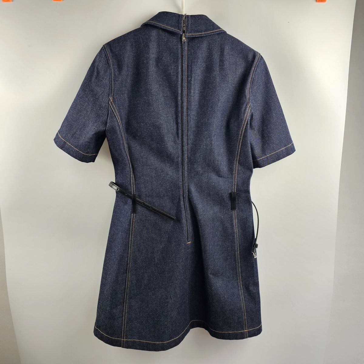 GUCCI $2800 Dark Blue Denim With Horsebit Mini Dress New & Authentic