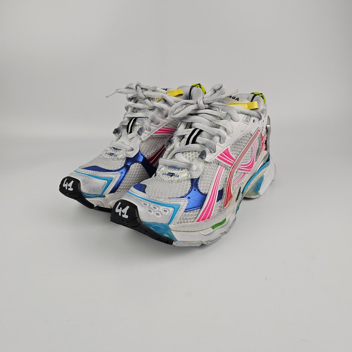 BALENCIAGA Runner $1190 Women's Multicolor Sneakers New & Authentic