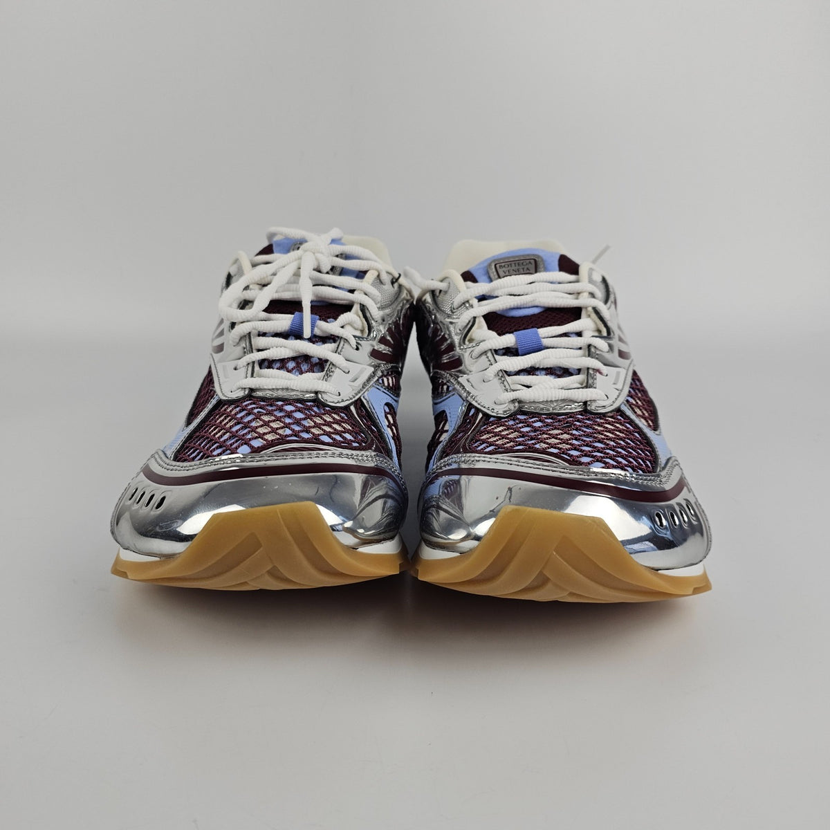 BOTTEGA VENETA Orbit Men's Barolo/Blue Sneakers New