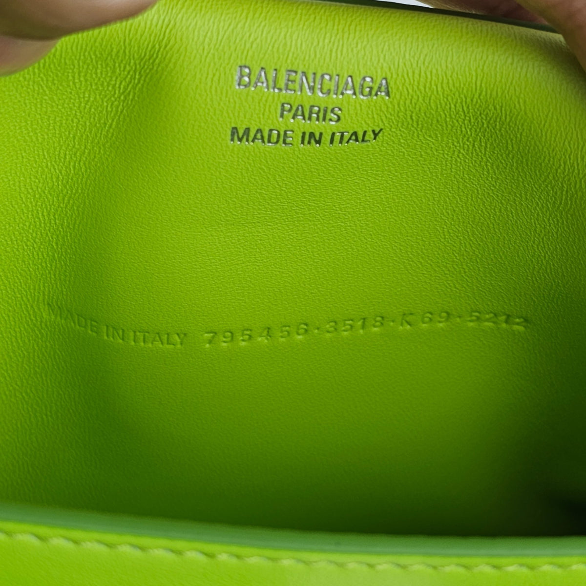 BALENCIAGA Rodeo Mini $2990 Granny Green Leather Handbag New And Authentic