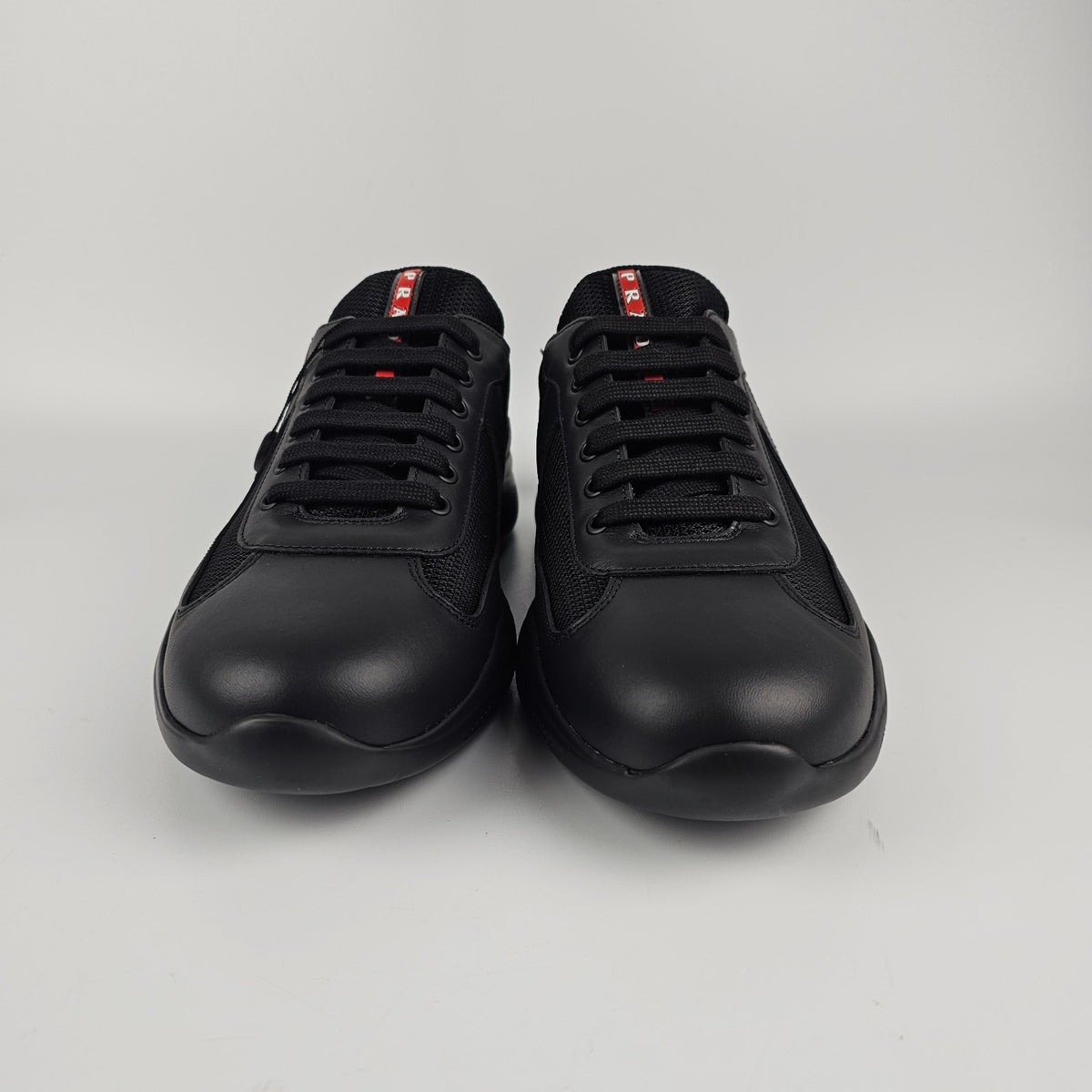 PRADA America's Cup Black Sneakers New & Authentic