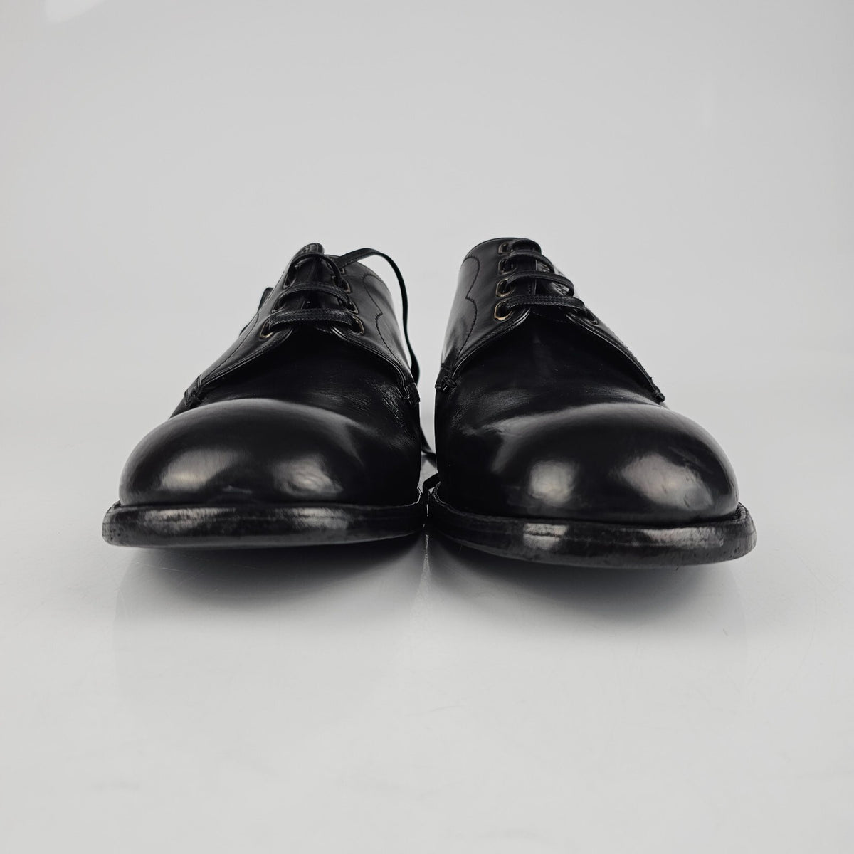 DOLCE&GABBANA Black Derby Shoes New Size 39 US 6