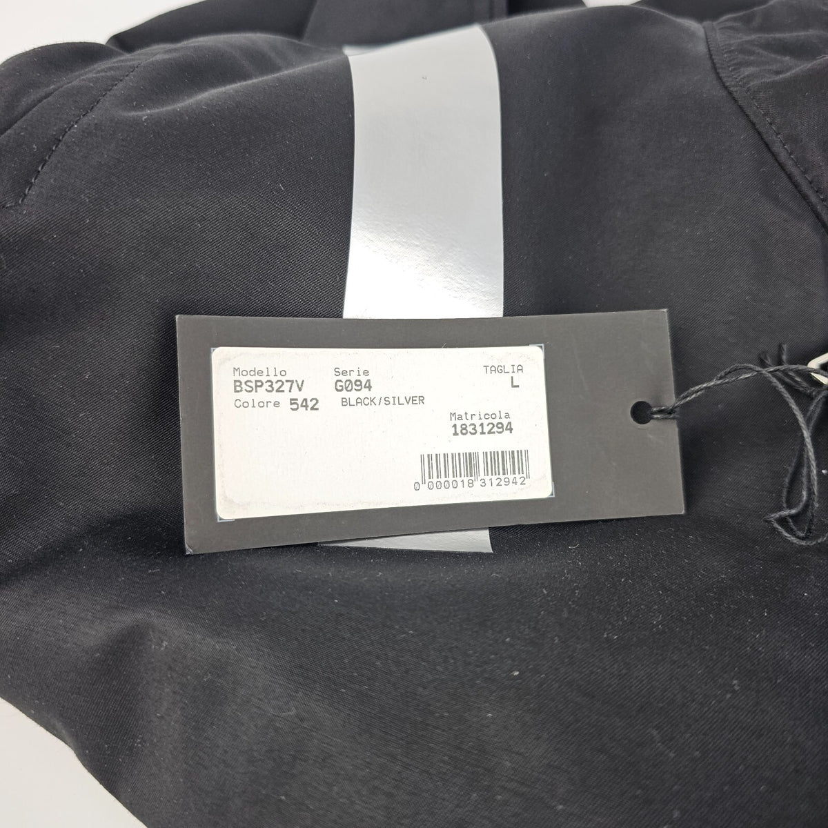 Neil Barrett Black Bomber Jacket Size L New