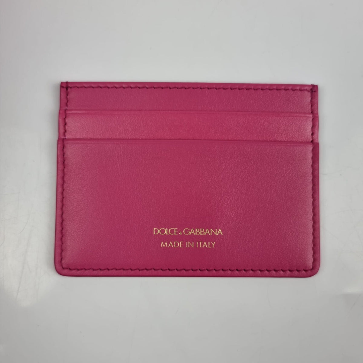 DOLCE&GABBANA Embossed Pink Leather Shoulder Bag New