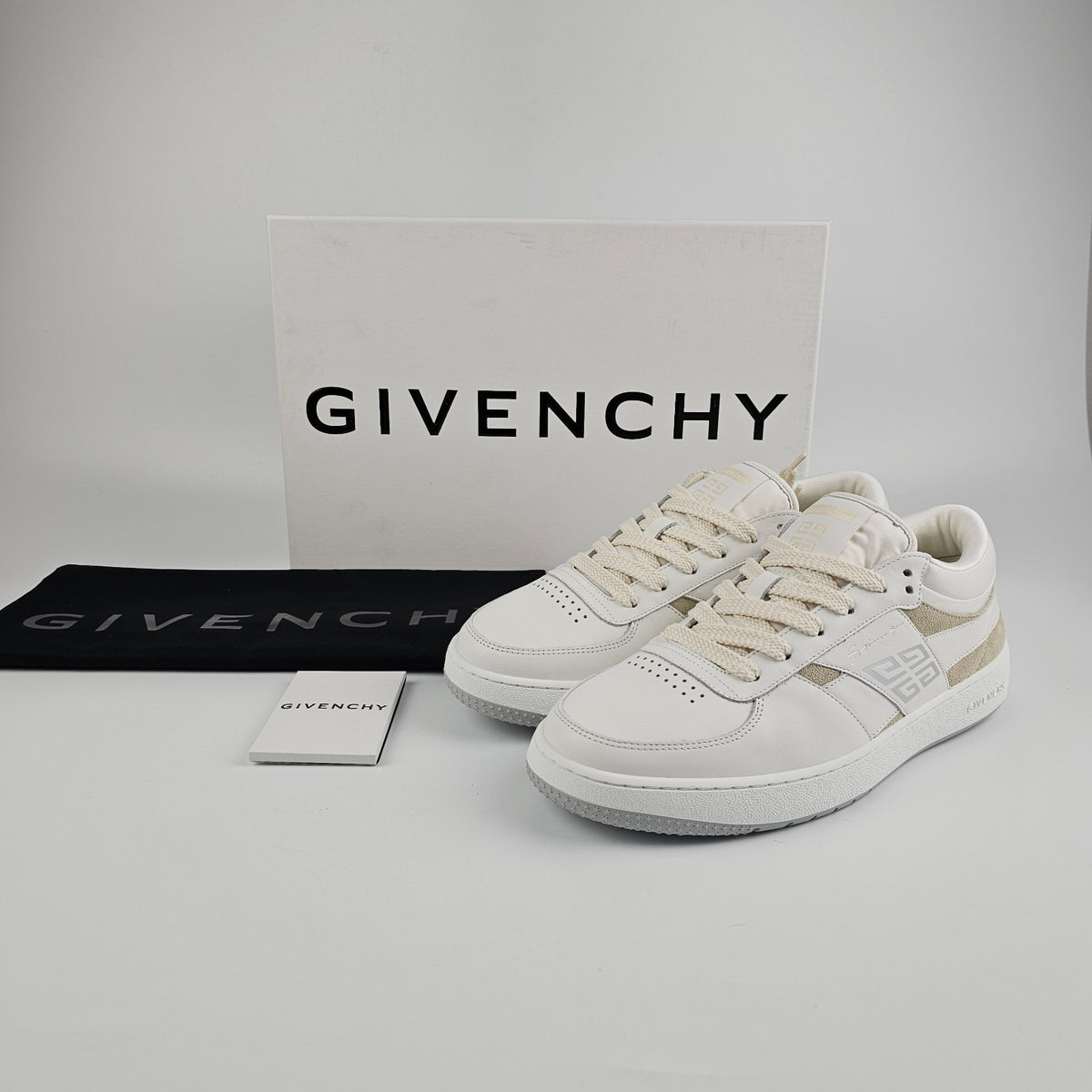 GIVENCHY G Move White Sneakers New & Authentic