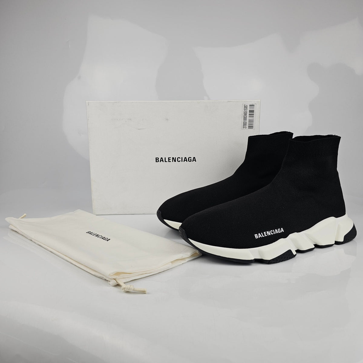 BALENCIAGA Speed Men's Black Sock Sneakers New