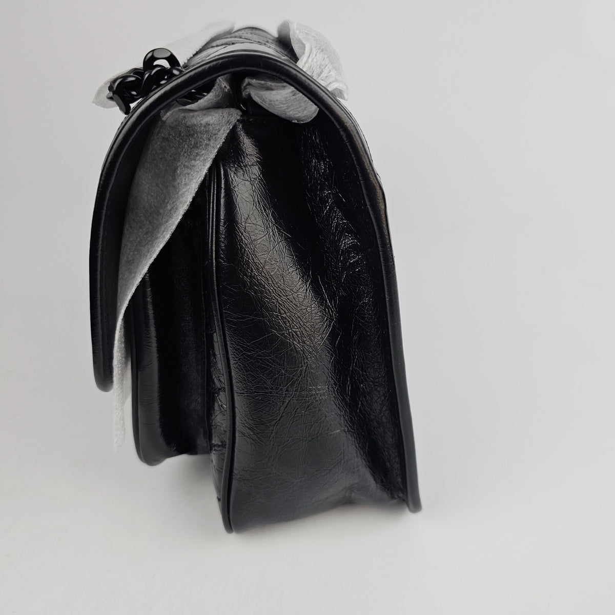 Saint Laurent Medium Niki Black Leather Shoulder Bag New