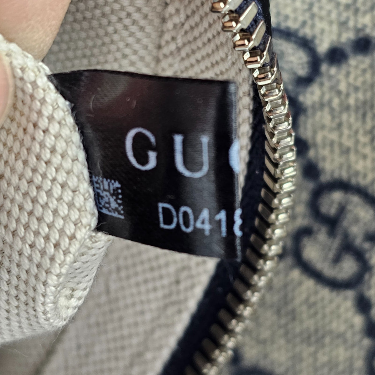 GUCCI Ophidia Mini $1850 Beige And Blue GG Canvas Shoulder Bag New & Authentic