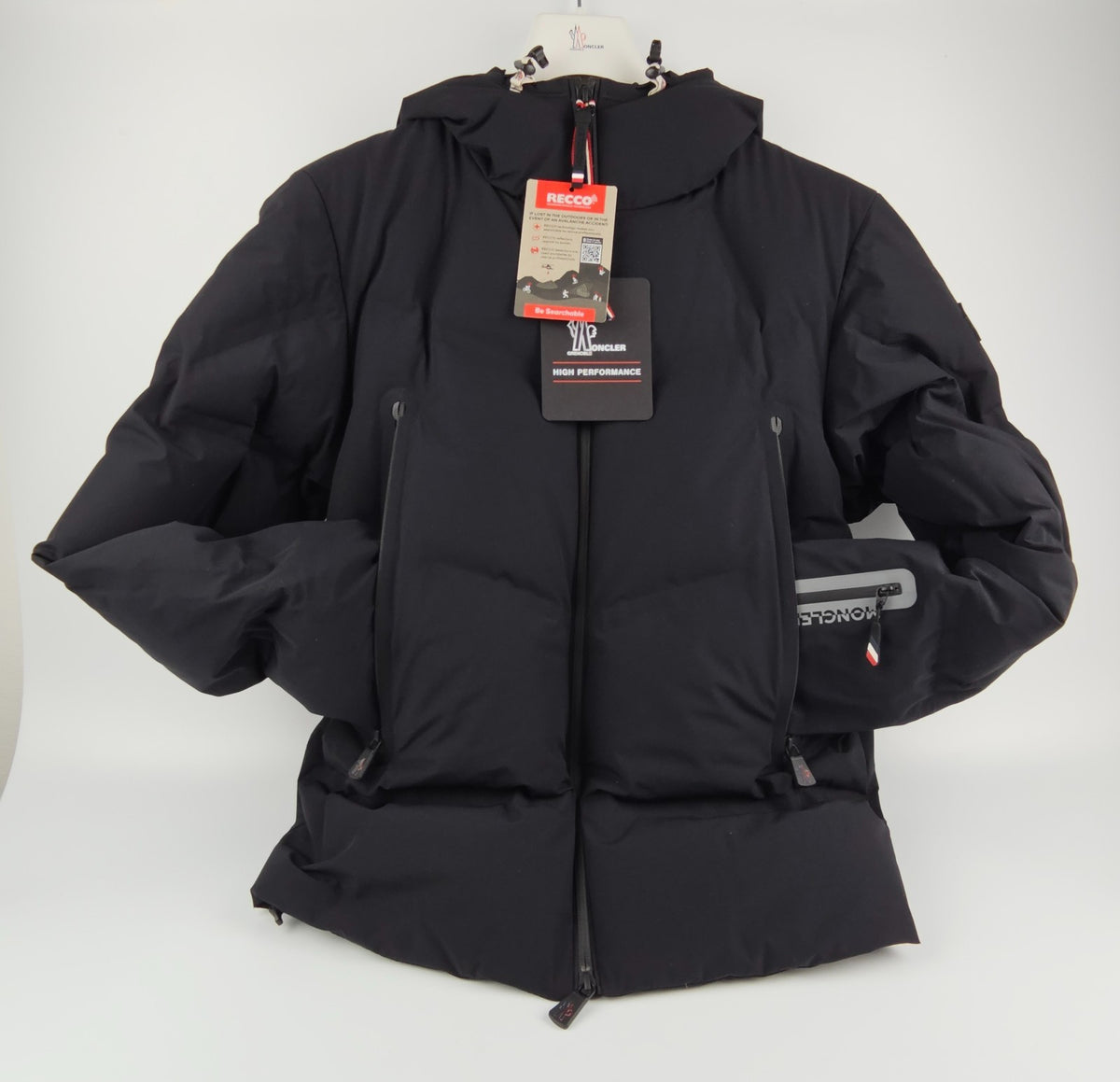 MONCLER GRENOBLE Angren $3030 Men's Black Ski Jacket New