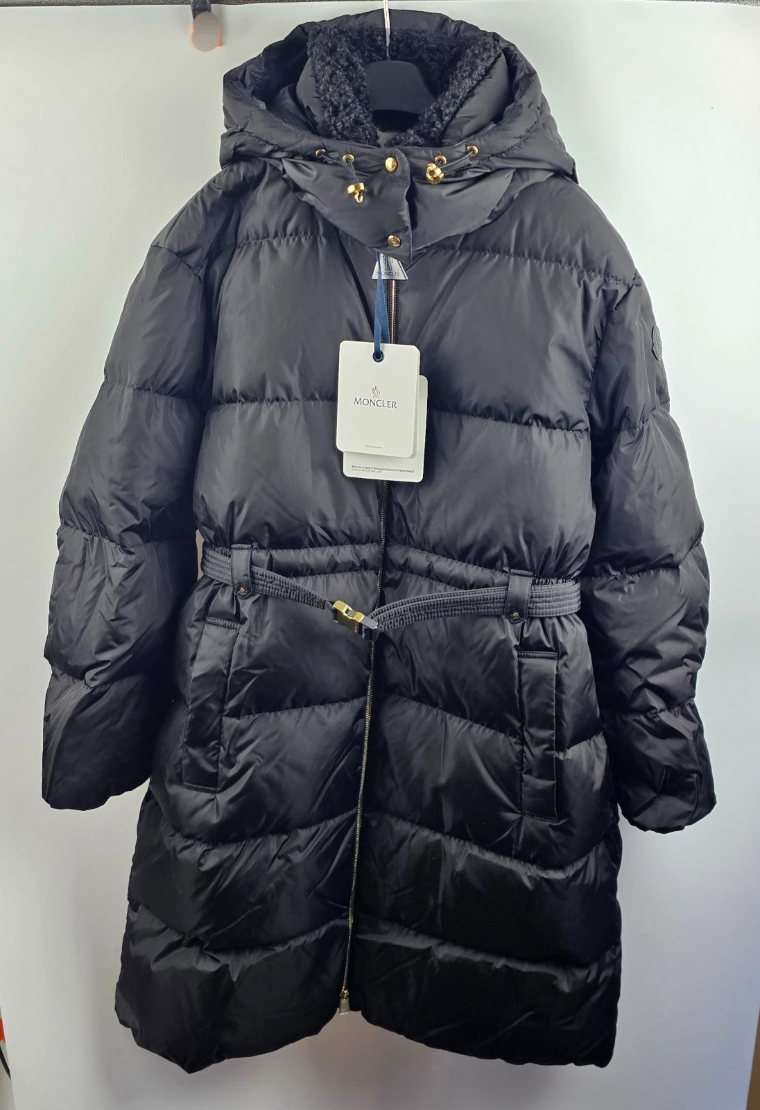 MONCLER Briant $3350 Women's Black Down Jacket New