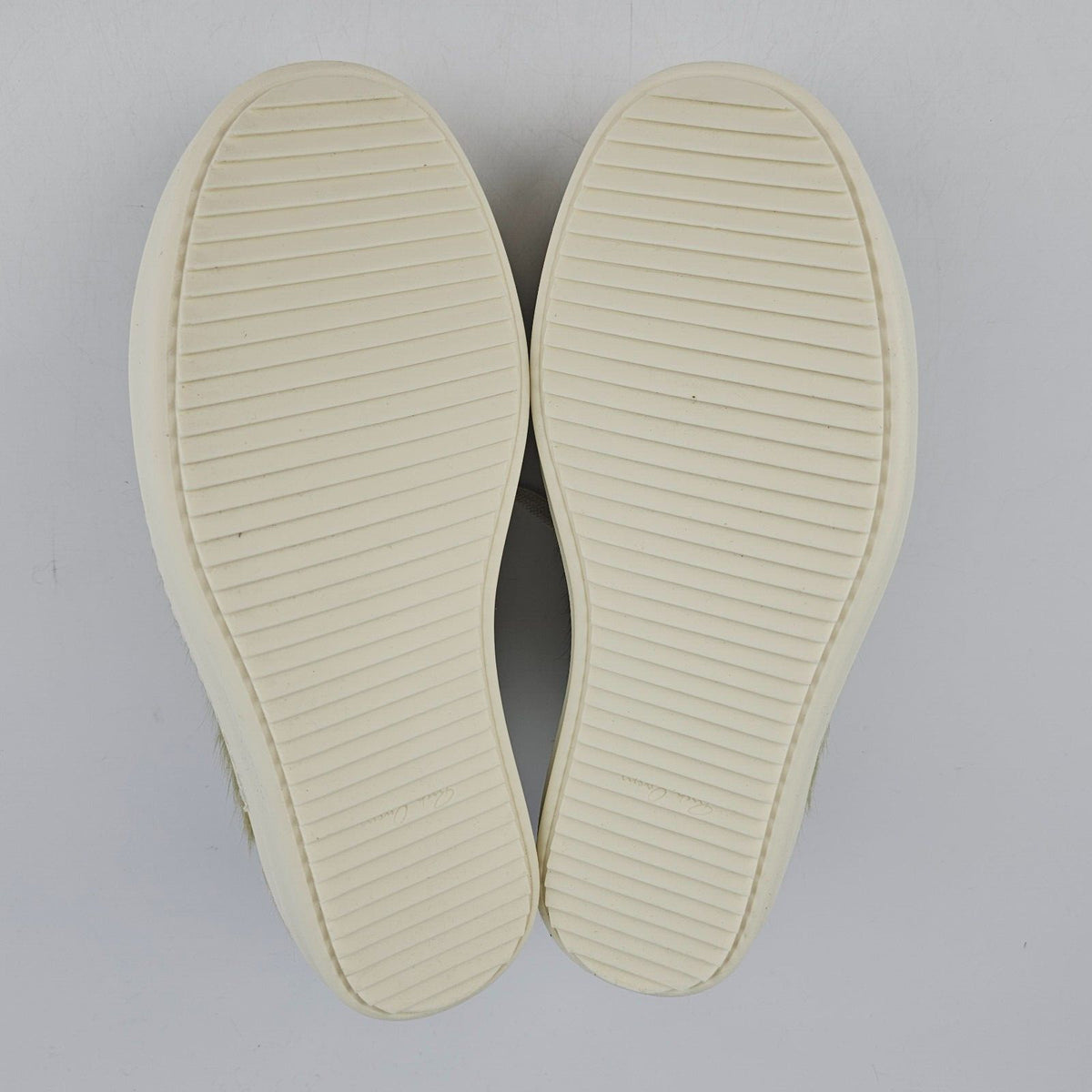 RICK OWENS Dirty Acid/Milk Vintage Leather Low Top Sneakers New Size 40.5 US 7.5