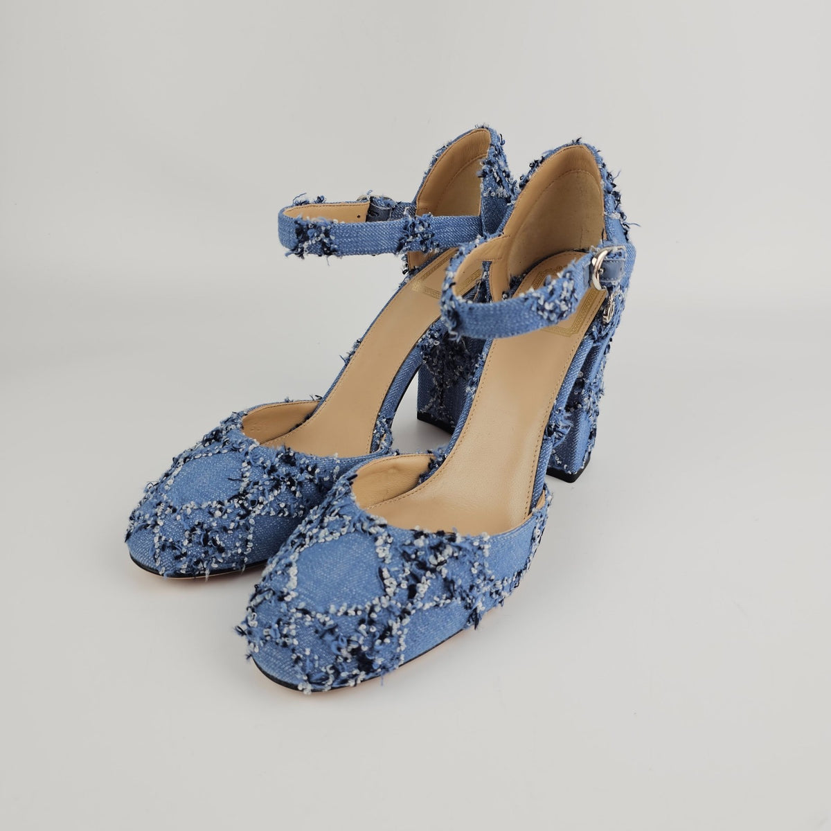 DIOR $1190 Day Blue White Pumps New & Authentic