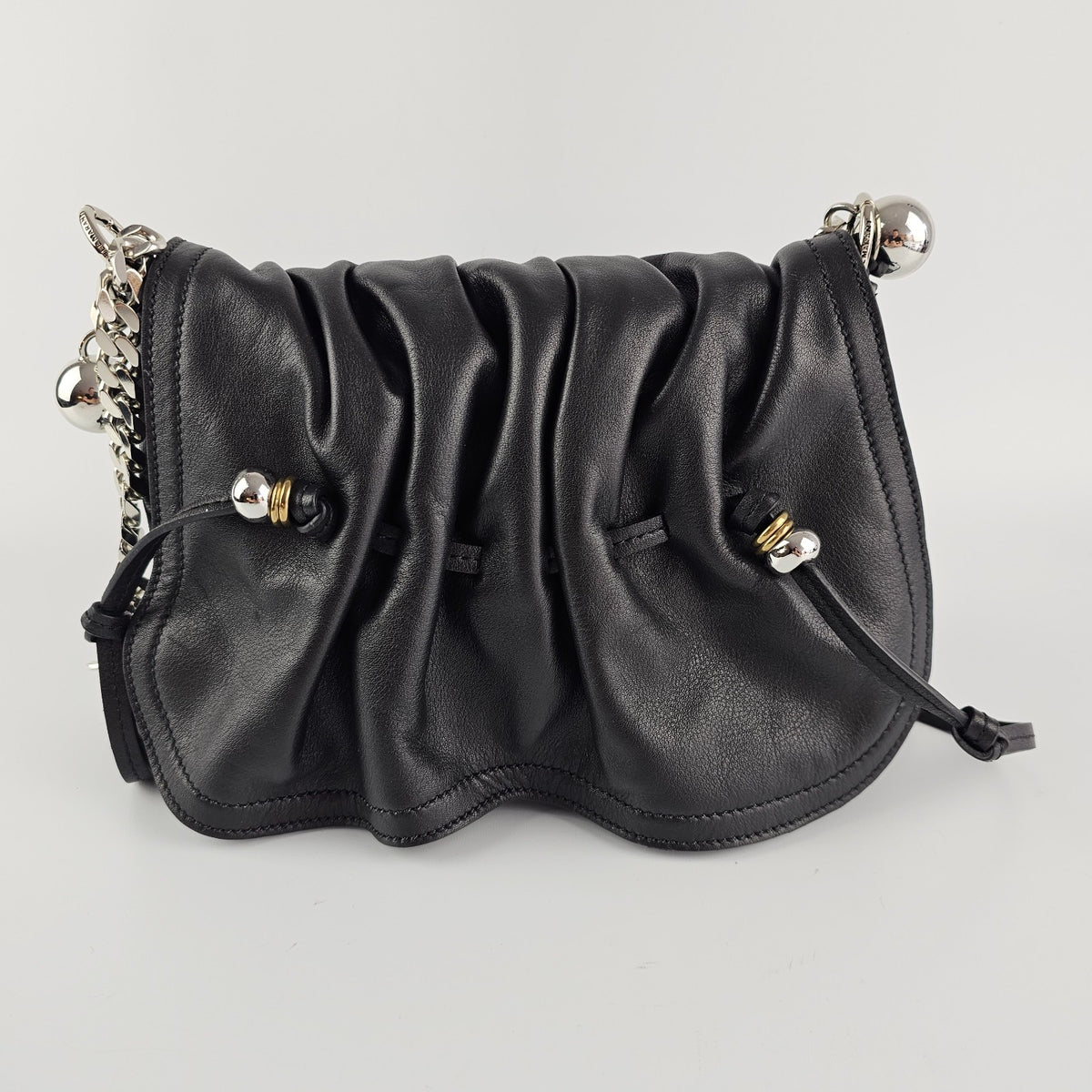 Isabel Marant Bolton Black Leather Shoulder Bag