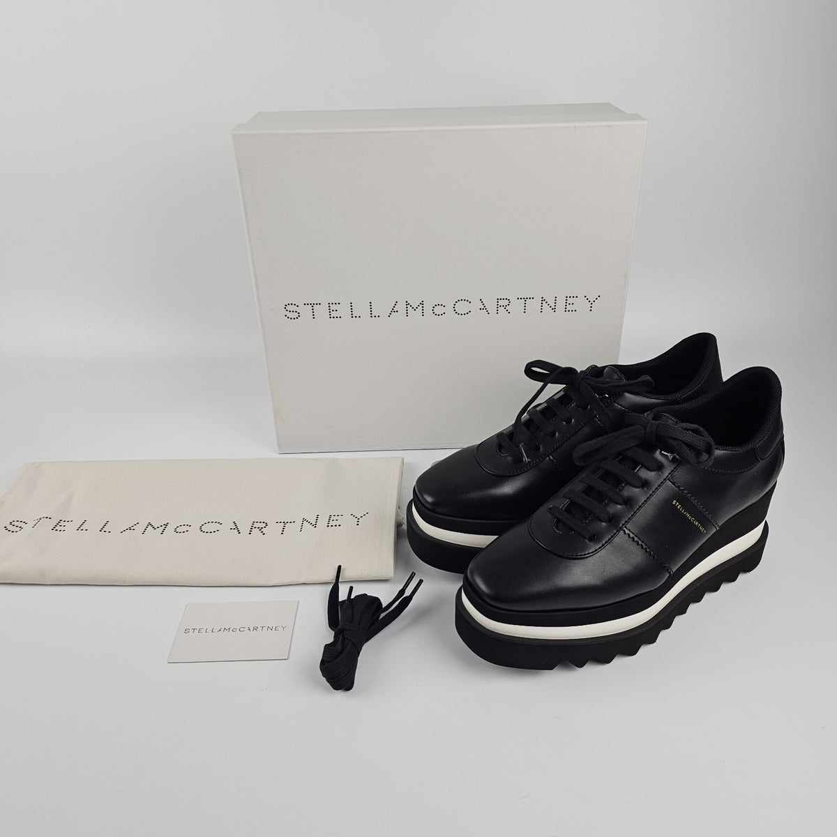 STELLA MCCARTNEY Elyse Black Sneakers New