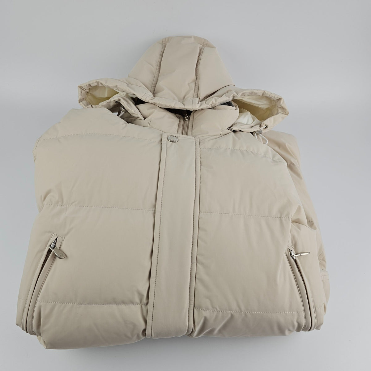 BRUNELLO CUCINELLI Beige Down Jacket New & Authentic Size XXL