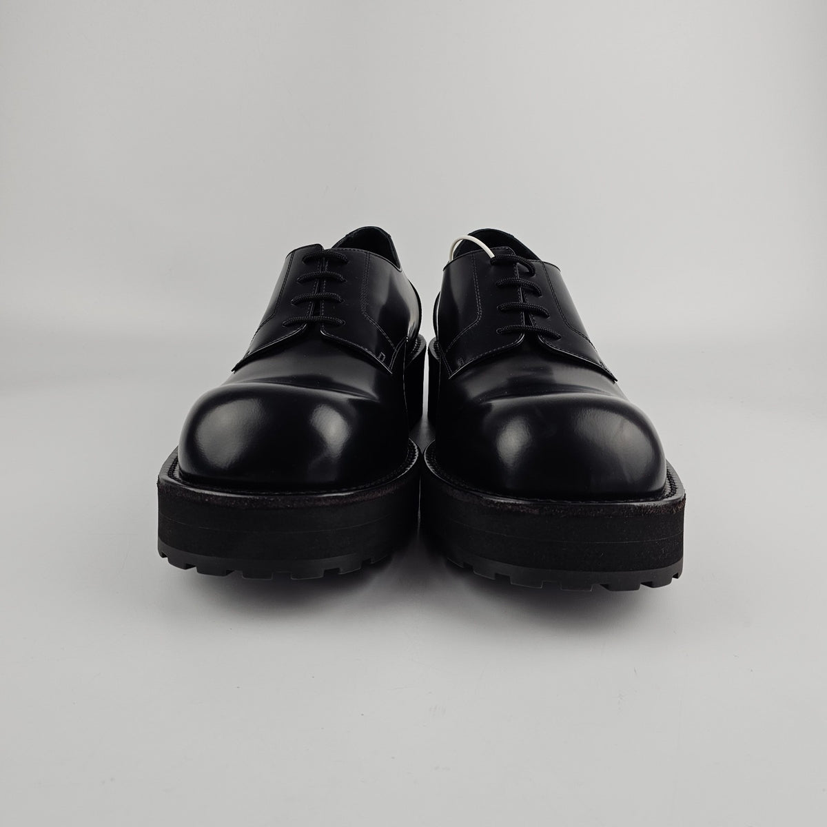BALENCIAGA Venom $1150 Black Derby Shoes New & Authentic