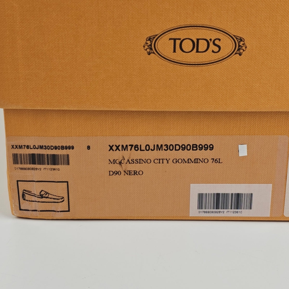 TOD'S City Gommino Black Loafers New & Authentic