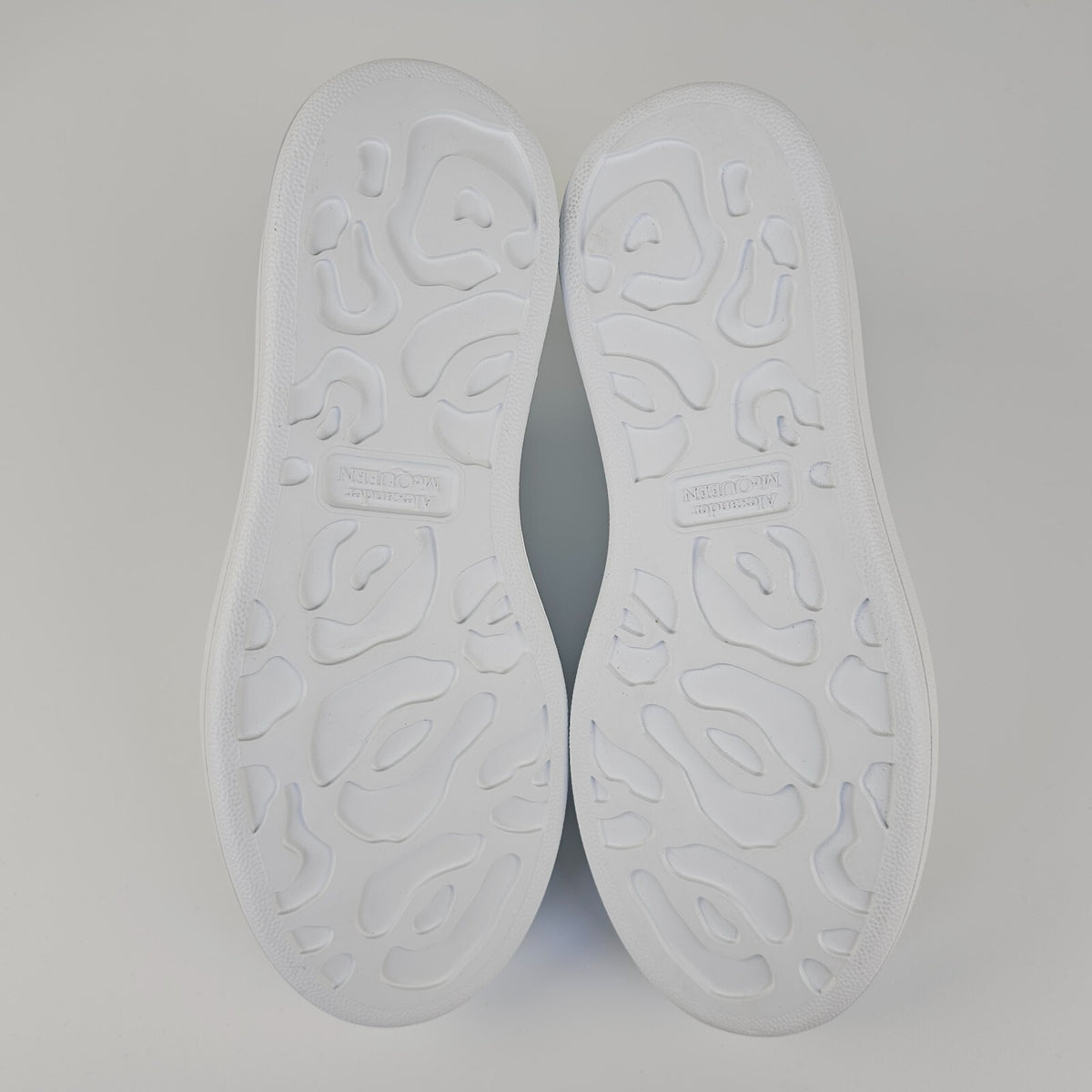 ALEXANDER MCQUEEN Oversized Women's White And Blue Sneakers New