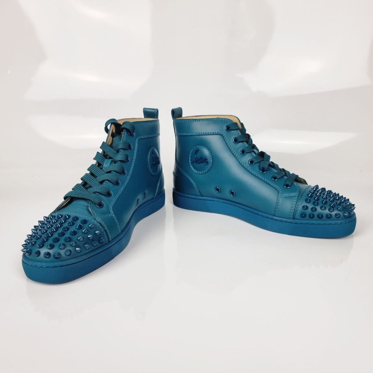 CHRISTIAN LOUBOUTIN Lou Spikes Amazonia Size 41.5 US 8.5