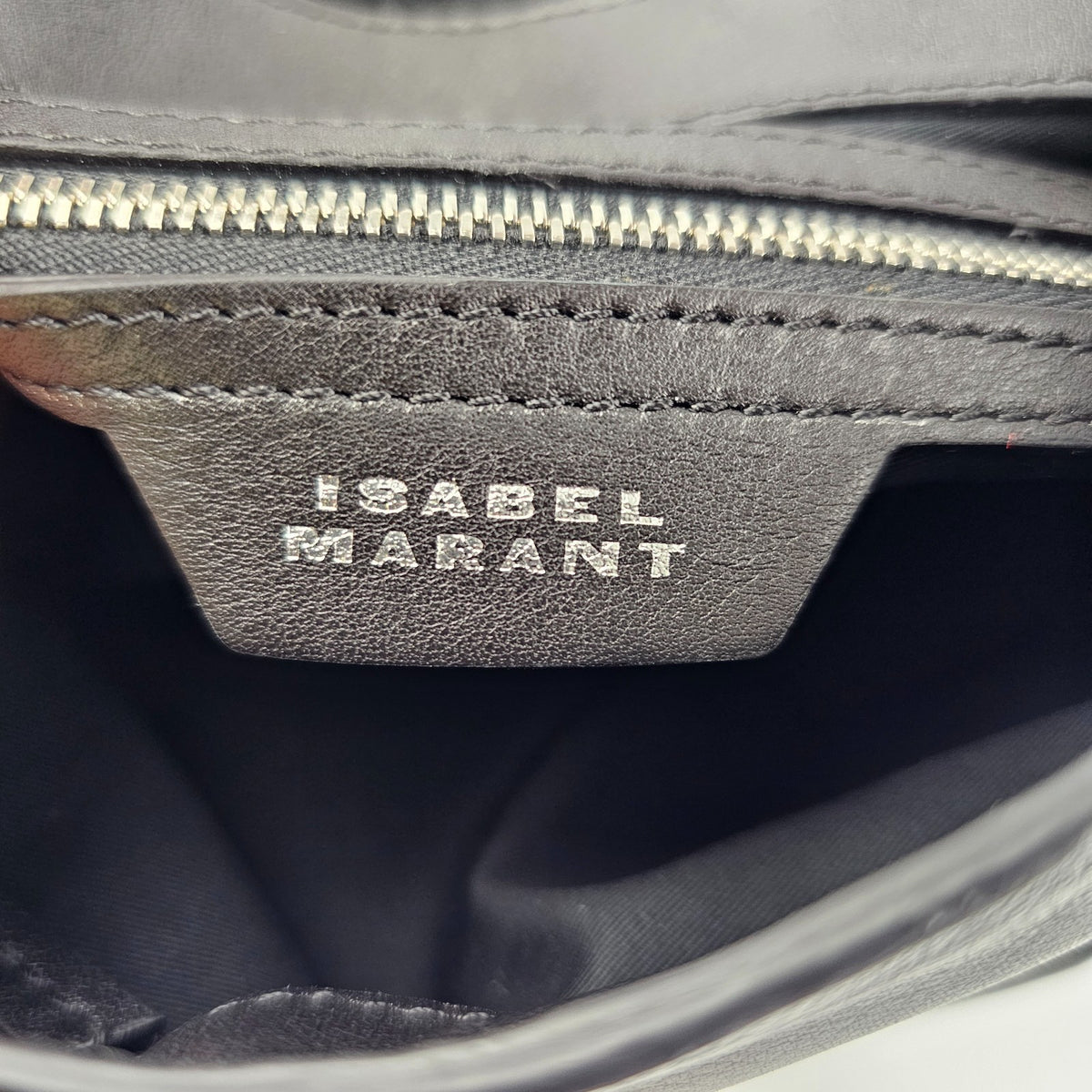 Isabel Marant Bolton Black Leather Shoulder Bag New And Authentic