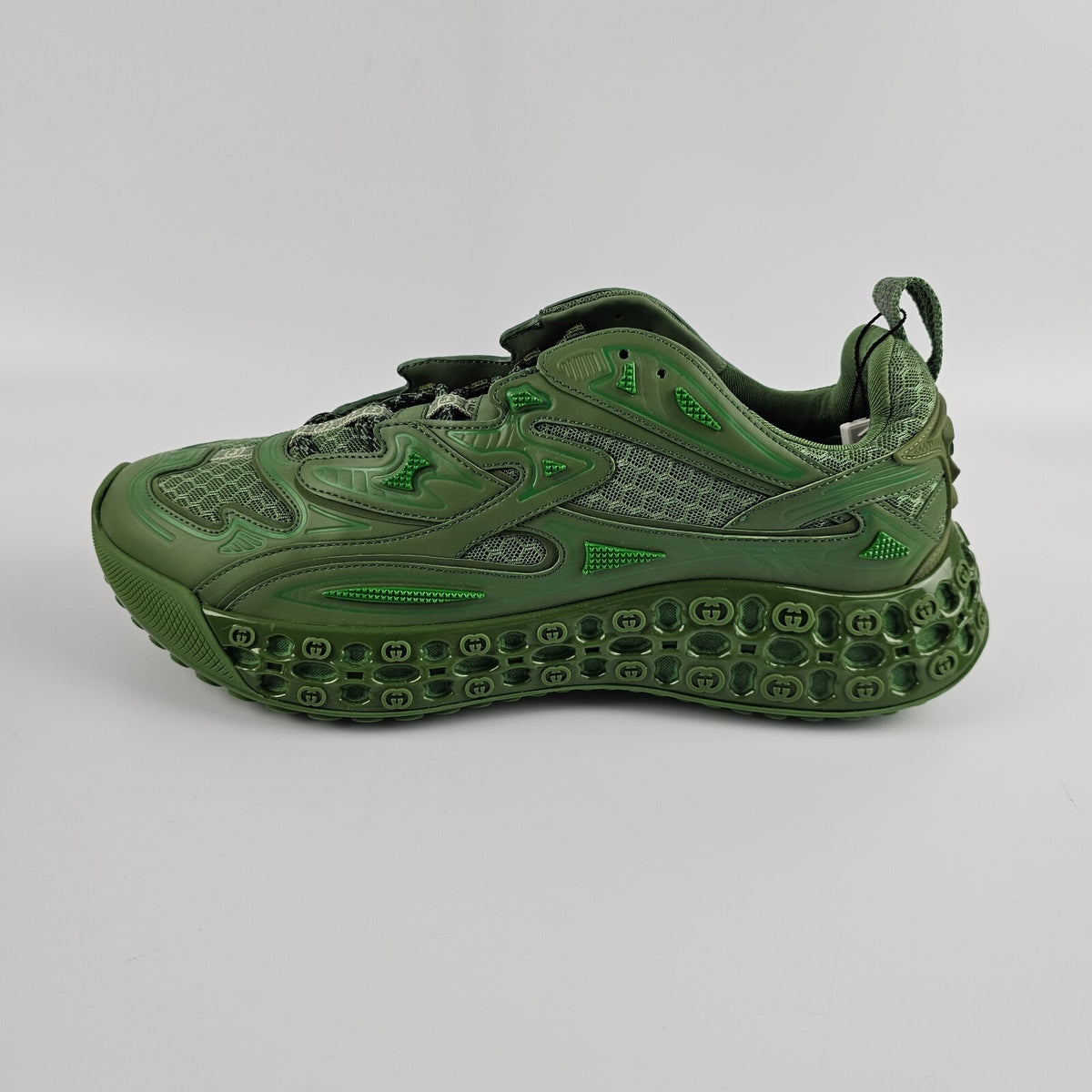 GUCCI Cub3D $1290 Men's Green Sneakers New & Authentic