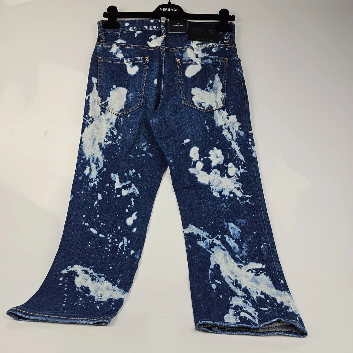 DSQUARED2 Women's Blue/White Dyed Tomboy Jeans New IT 38