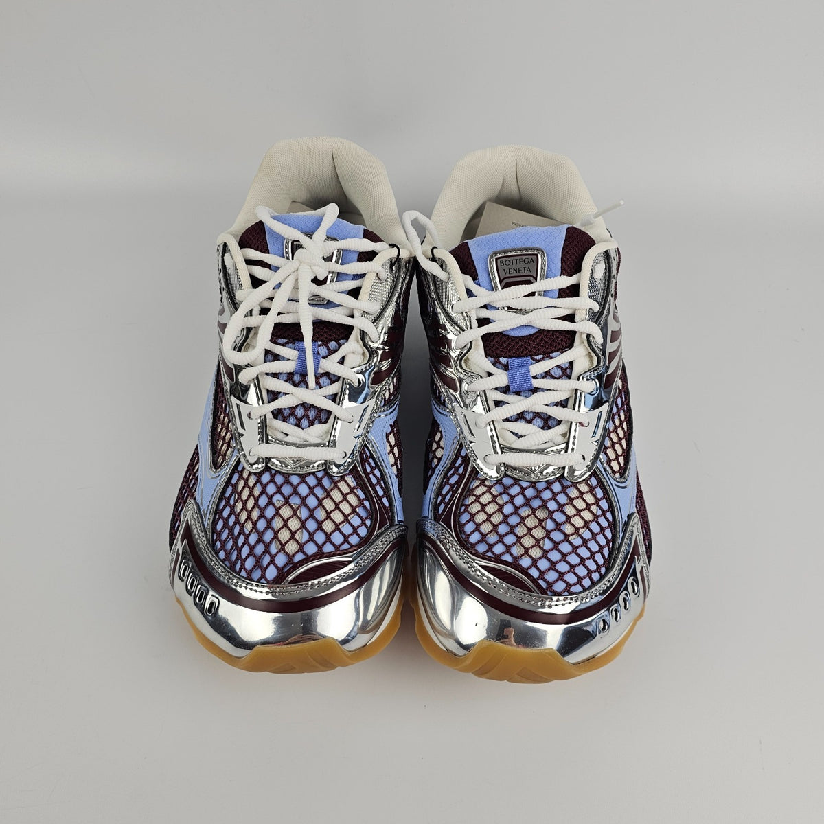 BOTTEGA VENETA Orbit Men's Barolo/Blue Sneakers New