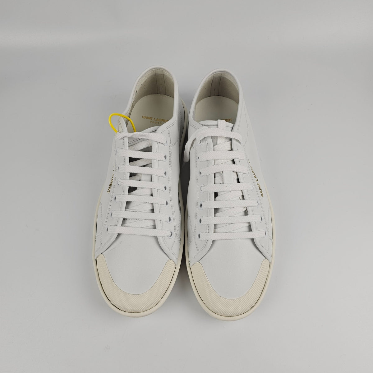 SAINT LAURENT Gym Blanc Optique Sneakers New Size 43.5 US 10.5