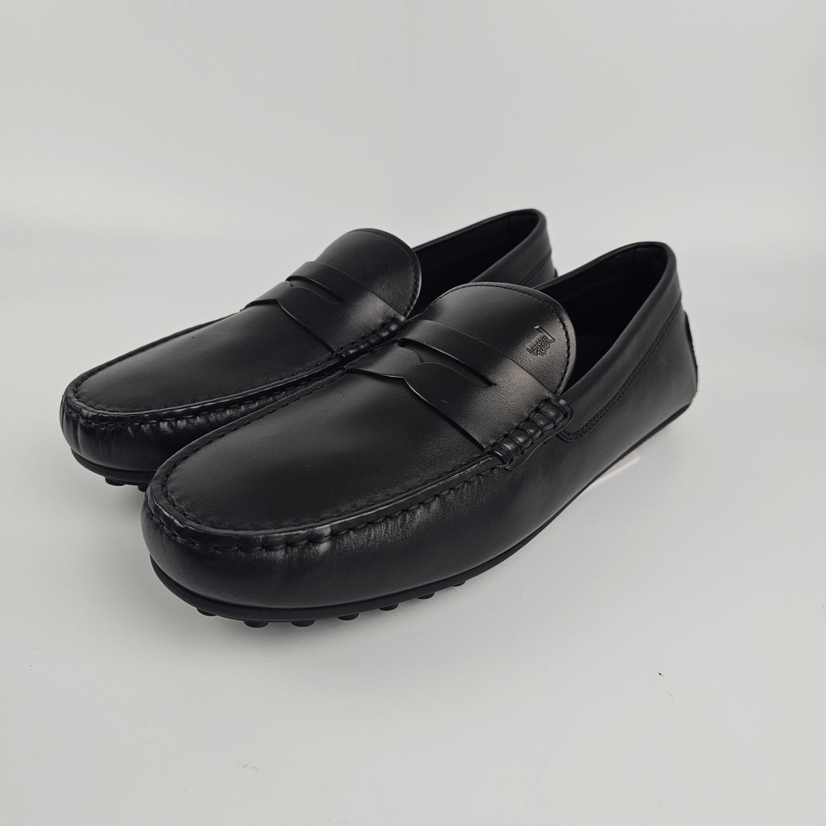 TOD'S City Gommino Black Loafers New & Authentic