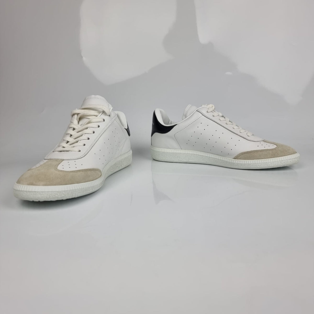 ISABEL MARANT Women's Bryce White/Black Sneakers New Size 41 US 11