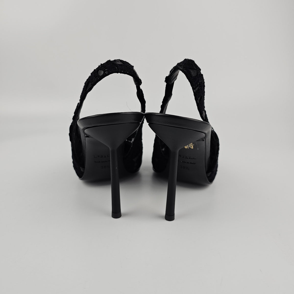LE SILLA Chantilly Black 100mm Pumps New & Authentic