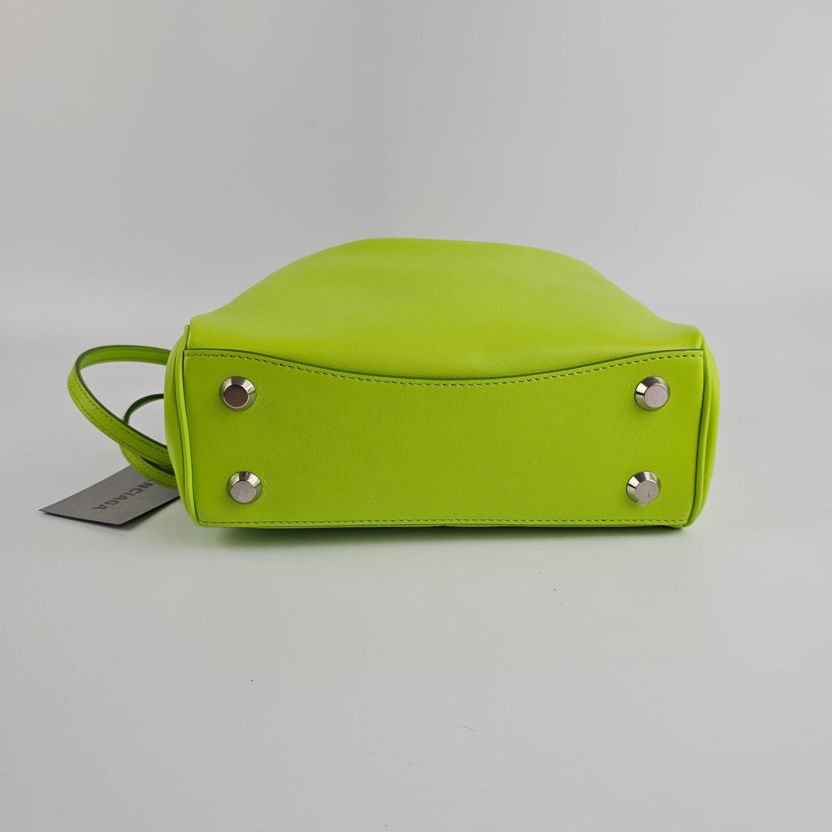 BALENCIAGA Rodeo Mini $2990 Granny Green Leather Handbag New And Authentic