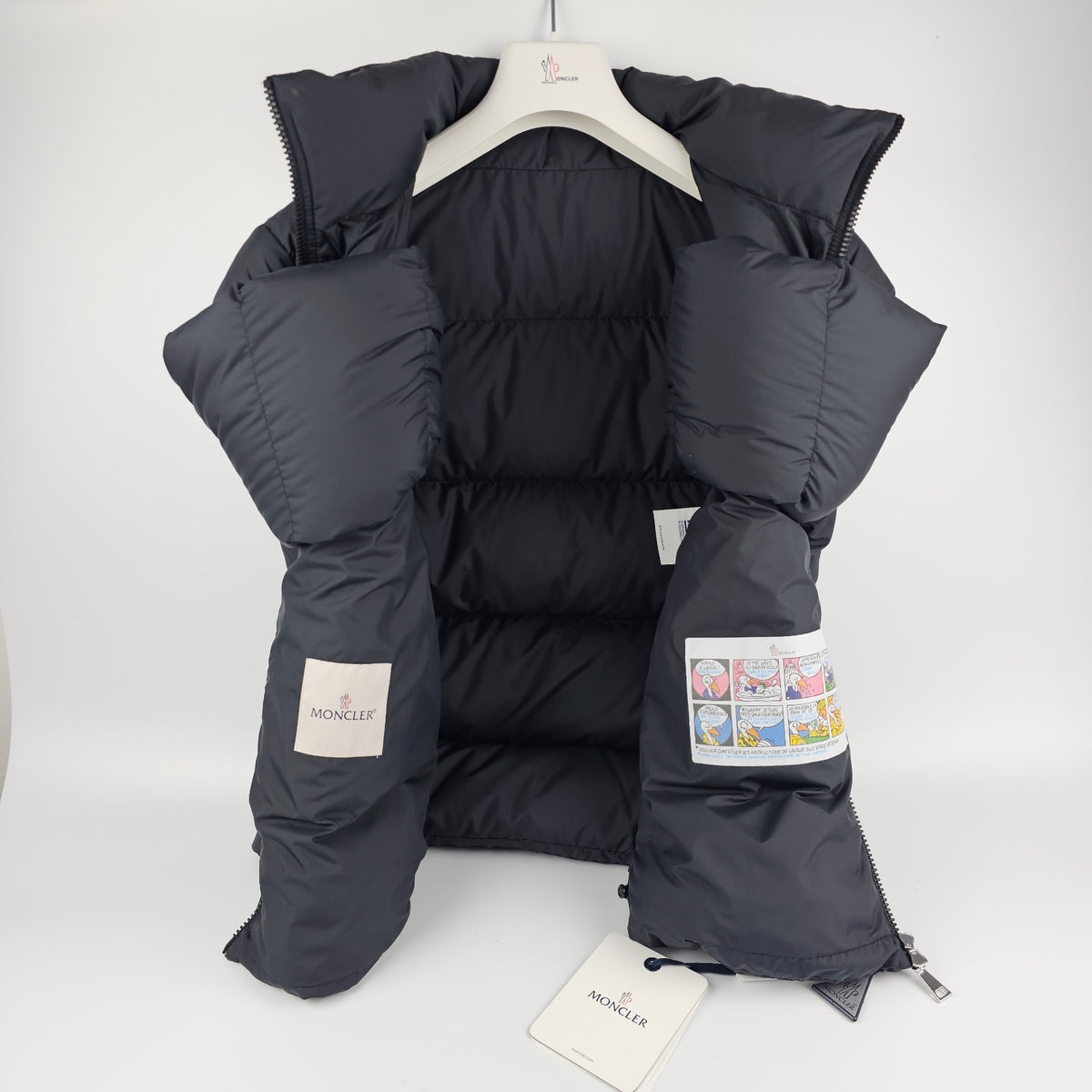 MONCLER Mauzun $1680 Women's Navy Down Jacket New