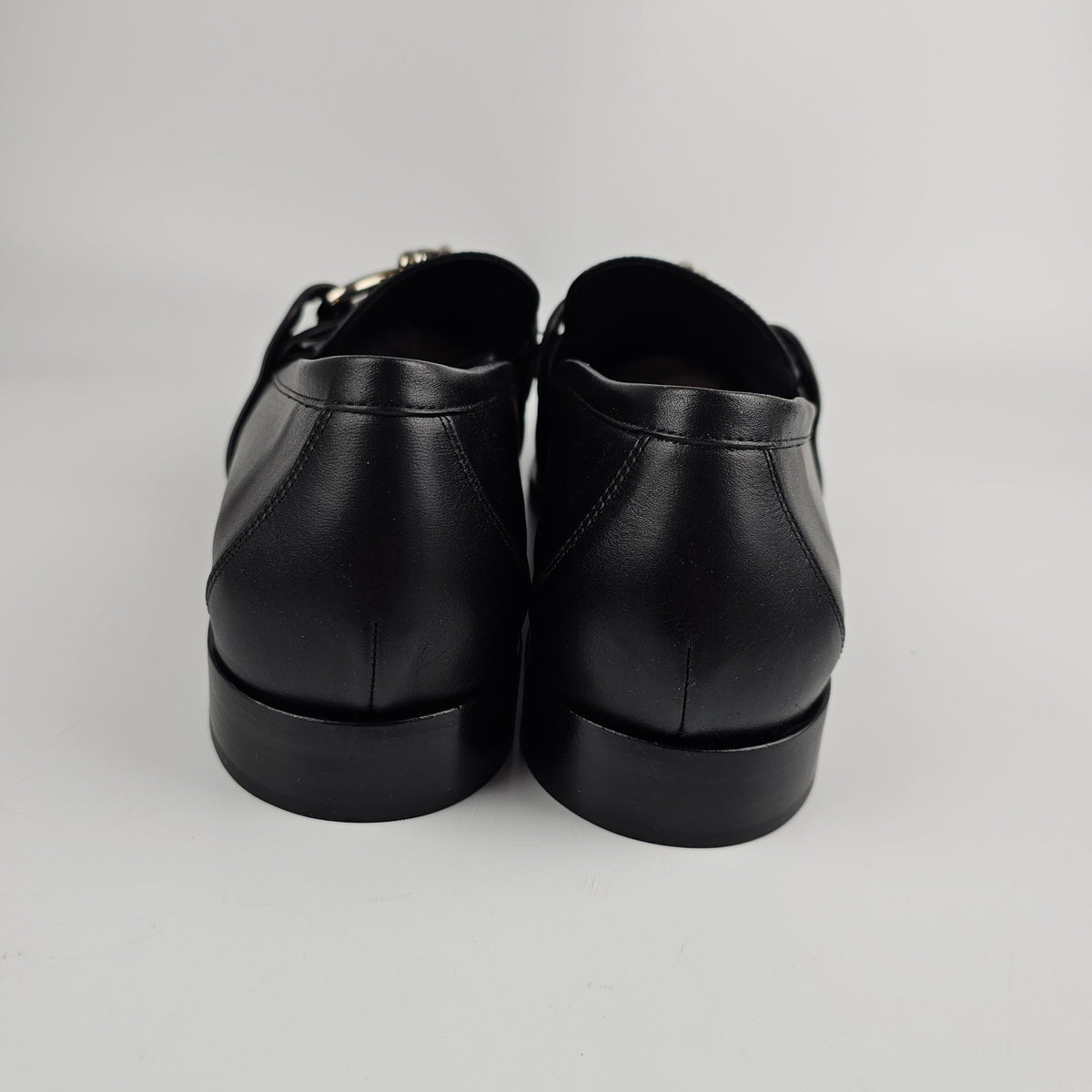 BOTTEGA VENETA Astaire $1200 Black/Silver Loafers New & Authentic