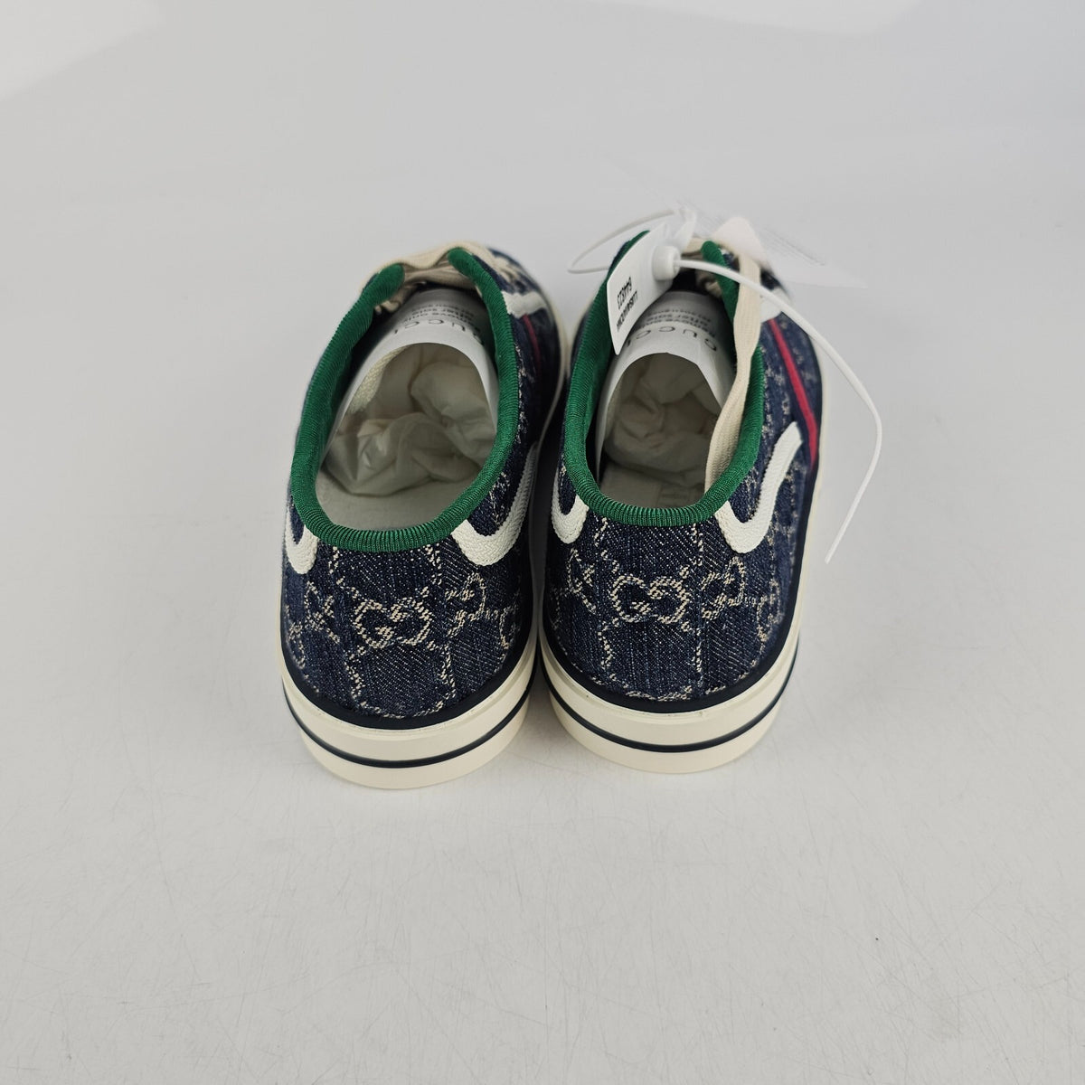 GUCCI Tennis 1977 GG Men's Blue Sneakers New Size UK 7.5 US 8