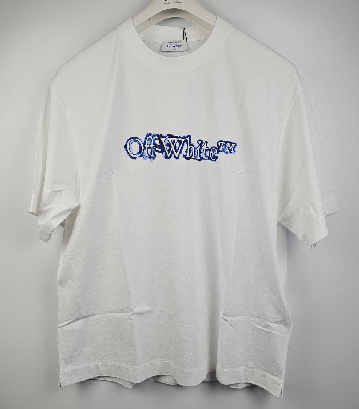 OFF-WHITE White Cotton Men's T-shirt New & Authentic
