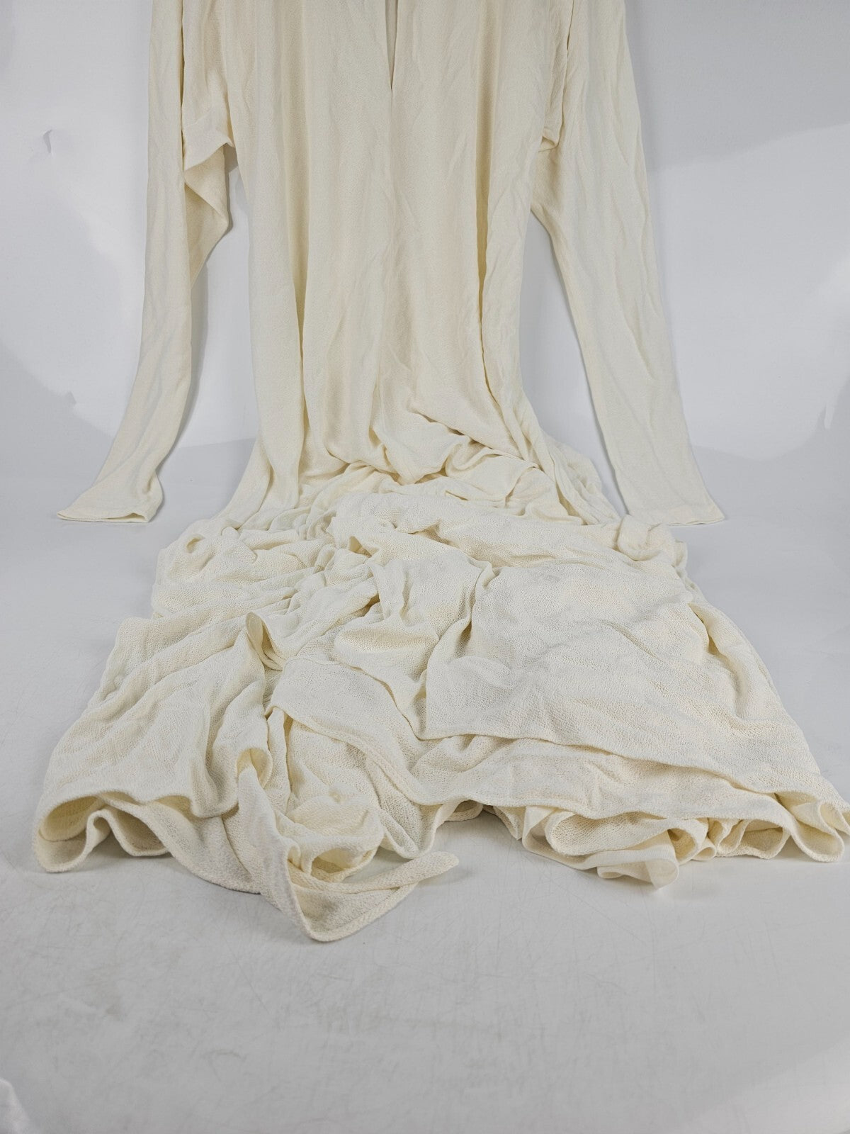 TOM FORD White Long Jersey Sablé Dress Size S