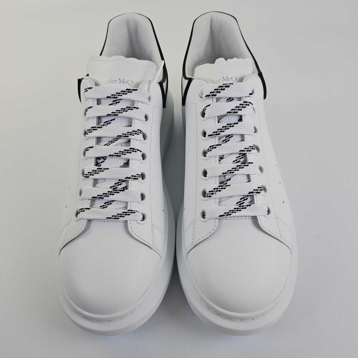 ALEXANDER MCQUEEN Oversized Men's White/Black Sneakers New