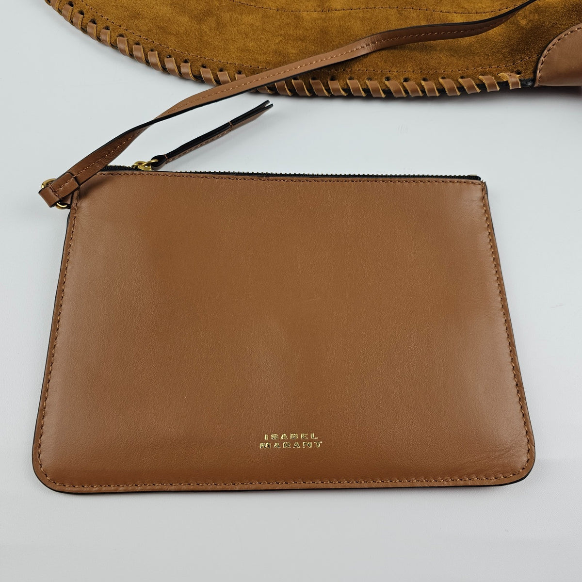 Isabel Marant Oskan Hobo Soft Cognac Shoulder Bag New And Authentic